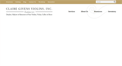 Desktop Screenshot of givensviolins.com